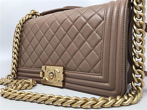 beige chanel le boy flap bag|boy Chanel bag price.